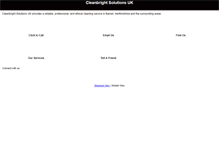 Tablet Screenshot of cleanbright.co.uk